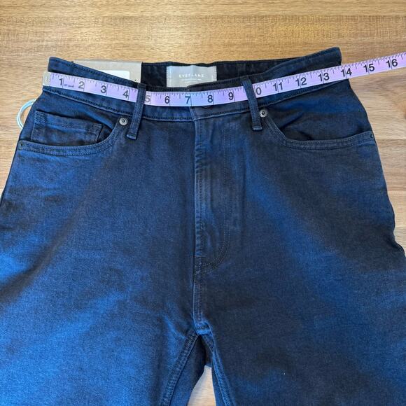Everlane The Curvy Cheeky Jean Size 27 Crop Black Denim - Picture 13 of 16